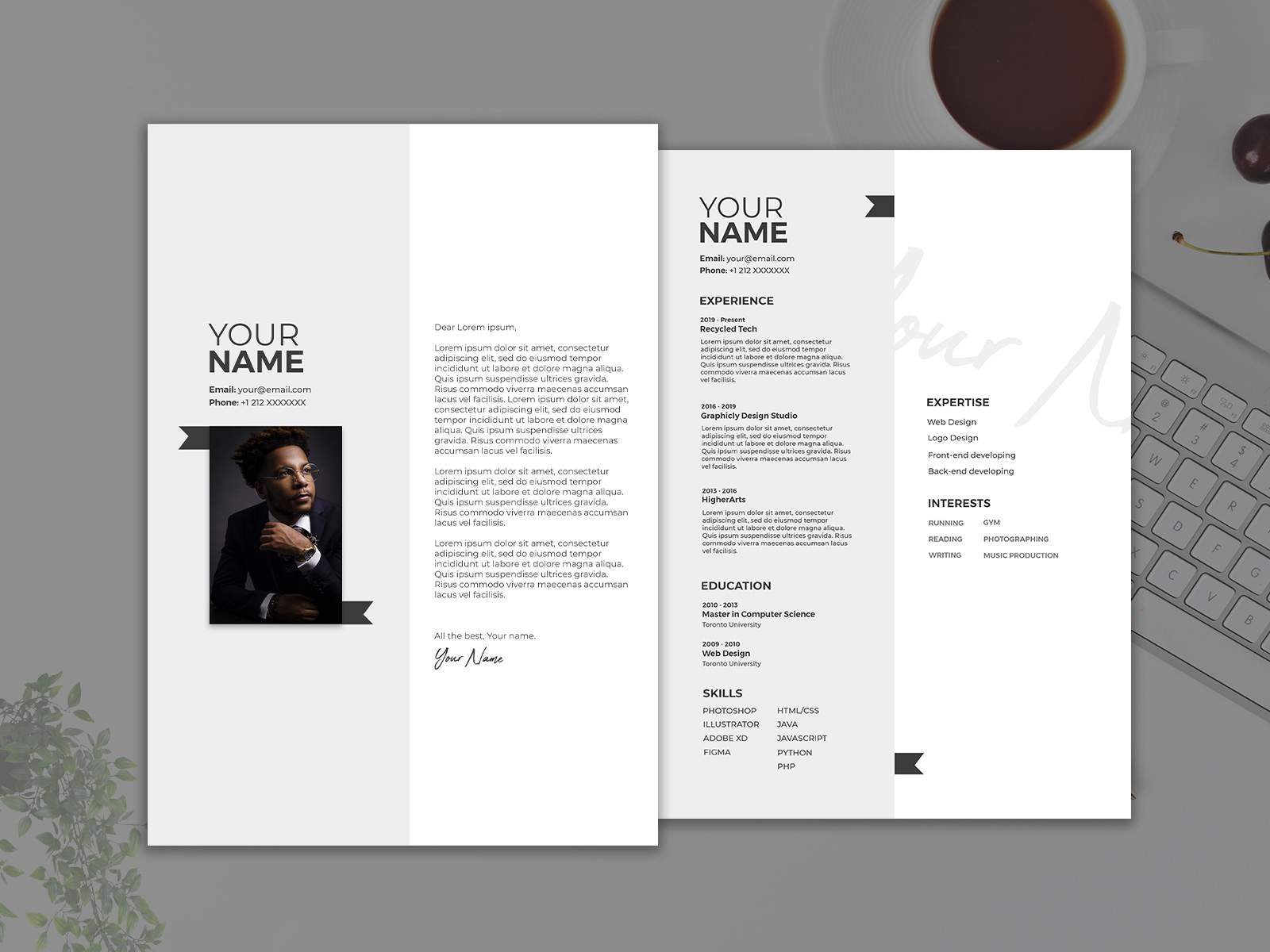 Clean Minimal Resume Template By Albin Johansson On Dribbble