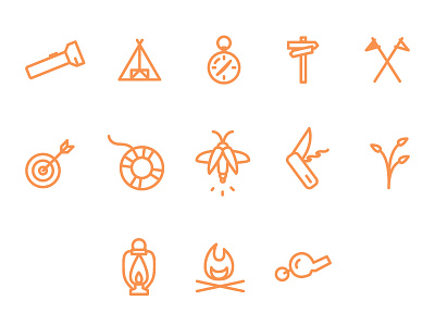 Camping Icons icon