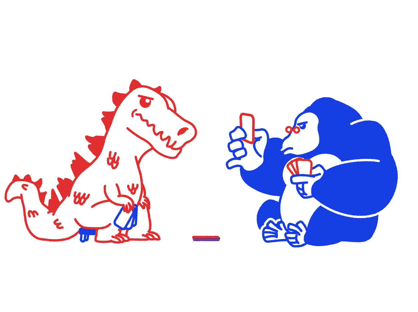 Godzilla vs Kong by Elin Van Bussel on Dribbble