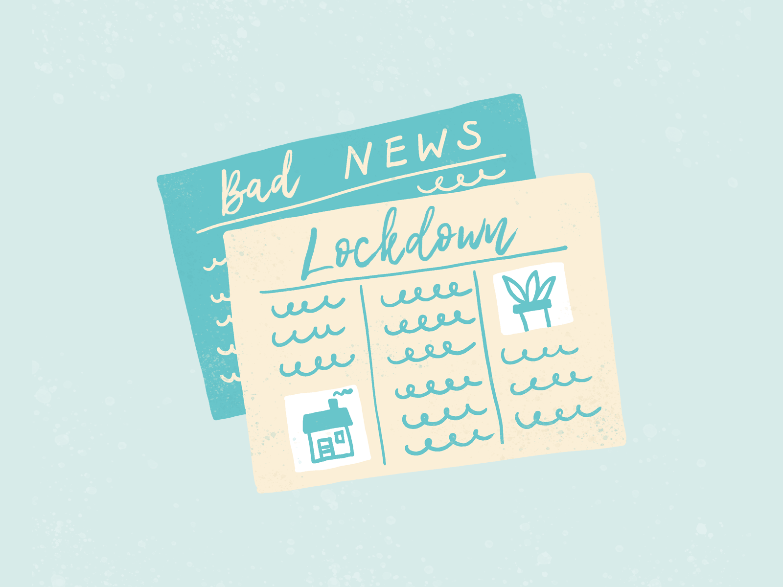 Good News and Bad News bad news bad vibes blackfriday design design art designer designs digital art digital illustration digital painting digitalart good news good vibes illustraion illustration illustration art illustrations illustrator lockdown newspaper