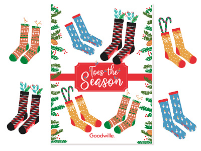 Toes the Season for Goodwille.