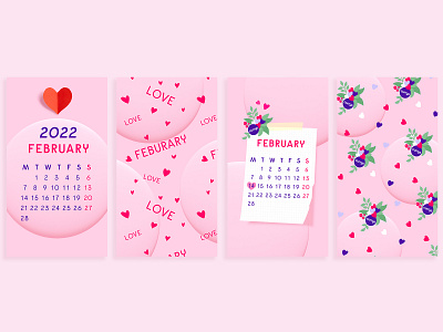 Calendar & Wallpapers Feb 2022
