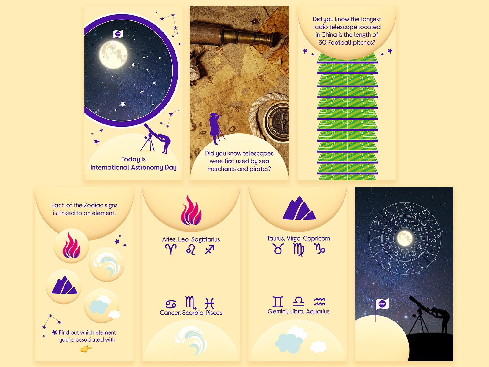 Astronomy Day by Kelci Jun on Dribbble