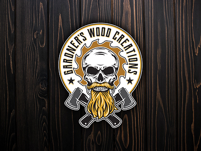 Gardner’s Wood Creations Logo branding graphic design logo design vector art