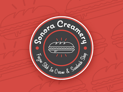 Sonora Creamery Logo branding design illustration logo typography vector