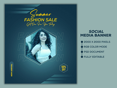 Fashion Sale Social Media Banner