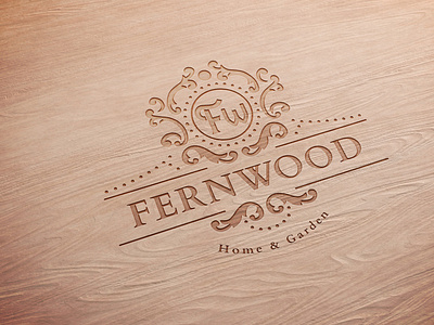 I will amazing wood text logo design