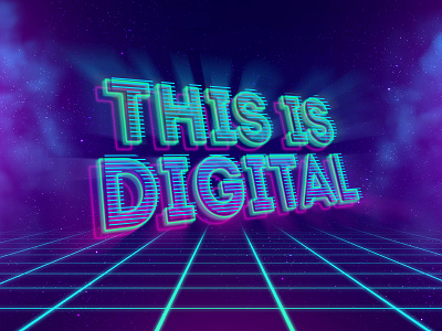 I will amazing 80s text logo design