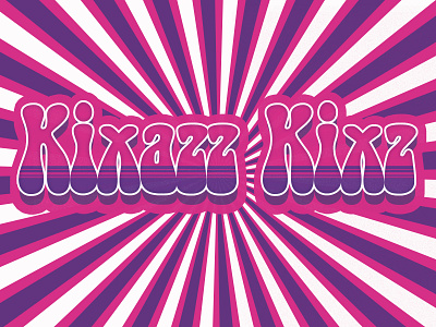 I will amazing 70s vintage and retro text logo