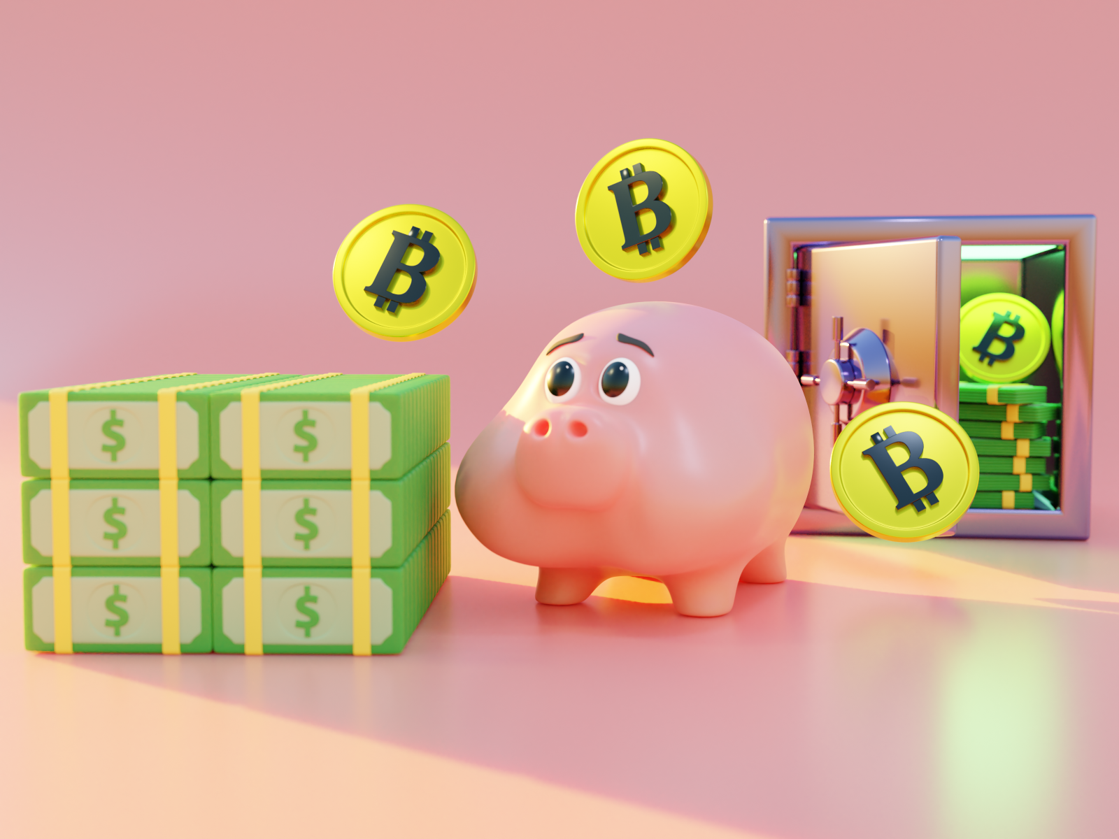 Piggy Bank 3D by Mamu ivaniadze on Dribbble