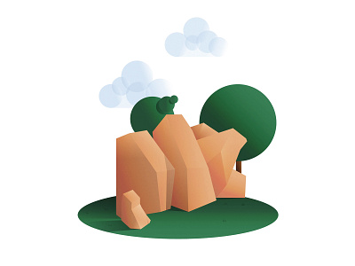 Rocks design graphic design illustration landscape vector