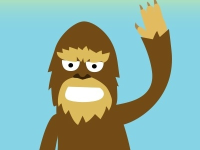 Bigfoot explainer video illustration