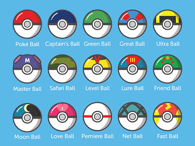 Poké Balls ball poke ball pokeball pokéball pokemon