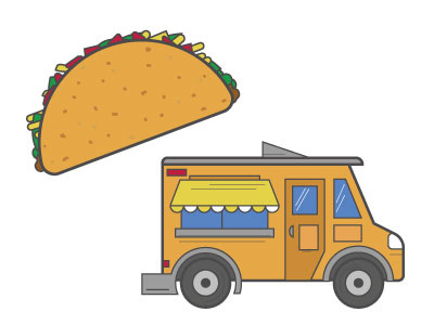 Taco Time eating food food truck taco taco truck truck