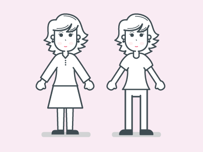 New Character Designs character female girl lineart people person pink white