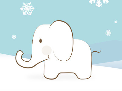 White Elephant illustration