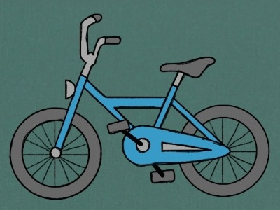 Let's Ride Bikes illustration