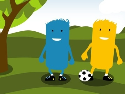 Ready For The Soccer Game? explainer video illustration