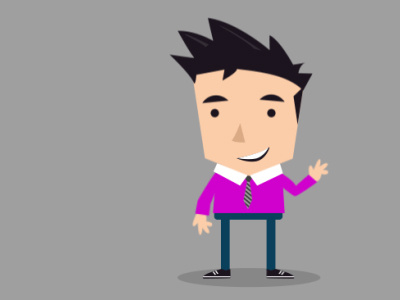 Little Business Guy character explainer guy illustration man men people person