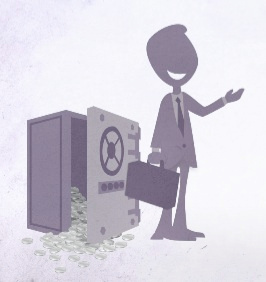 Young Businessman character design illustration