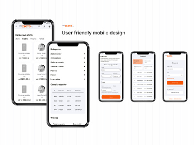 OtoZłoto - mobile design design graphic design ux web design website