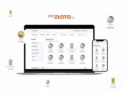 Web design - OtoZłoto-main page