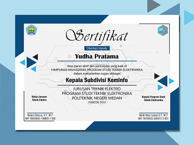 Sertifikat certificate certificates desain design