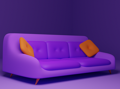 sofa 3d 3d art 3d design 3d modeling desain design illustration