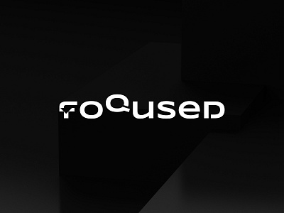 Foqused Logotype abstract logo branding design graphic design logo logotype