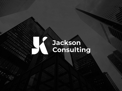 Jackson Consulting Logo abstract logo branding consulting logo design graphic design illustration jk logo letter jk logo logotype minimal logo