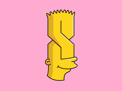 Bart Stusmpsin 90s art bart bart simpson fyresite illustration millennial pop pop art simpson simpsons vector