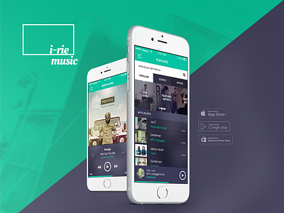 I-rie Music Mobile App