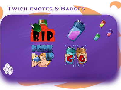 Twitch emotes and badges