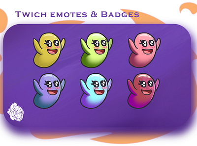 Twitch badges badge emoji emote emotes icon illustration subbadges twitch
