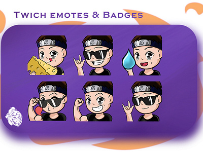 Naruto - portrait emote set