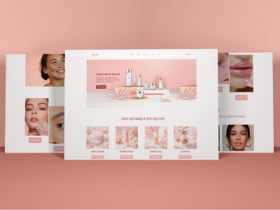 ITSUMI website beauty beauty packaging branding cosmetics cosmetics design cosmetics packaging identity makeup models packaging skincare skincare design ui ux design