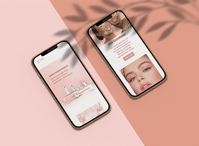 itsumi app app app design beauty beauty app cosmetics cosmetics design design luxury makeup mobile app pink app skincare skincare app ui ux ui ux design