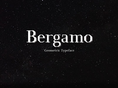 Bergamo Free Font