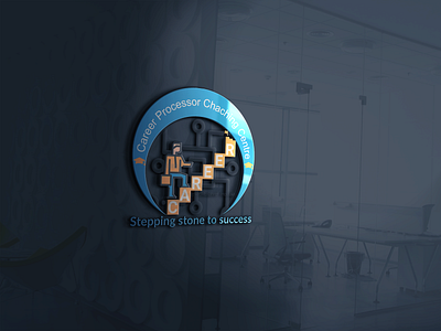 Career processor logo design||logo design