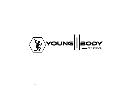 young body design icon logo logo design vector
