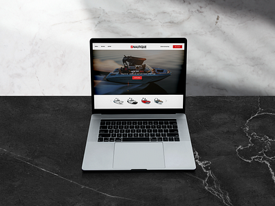 Luxury Ski Boats - Responsive Web Design UX/UI app branding design ui ux