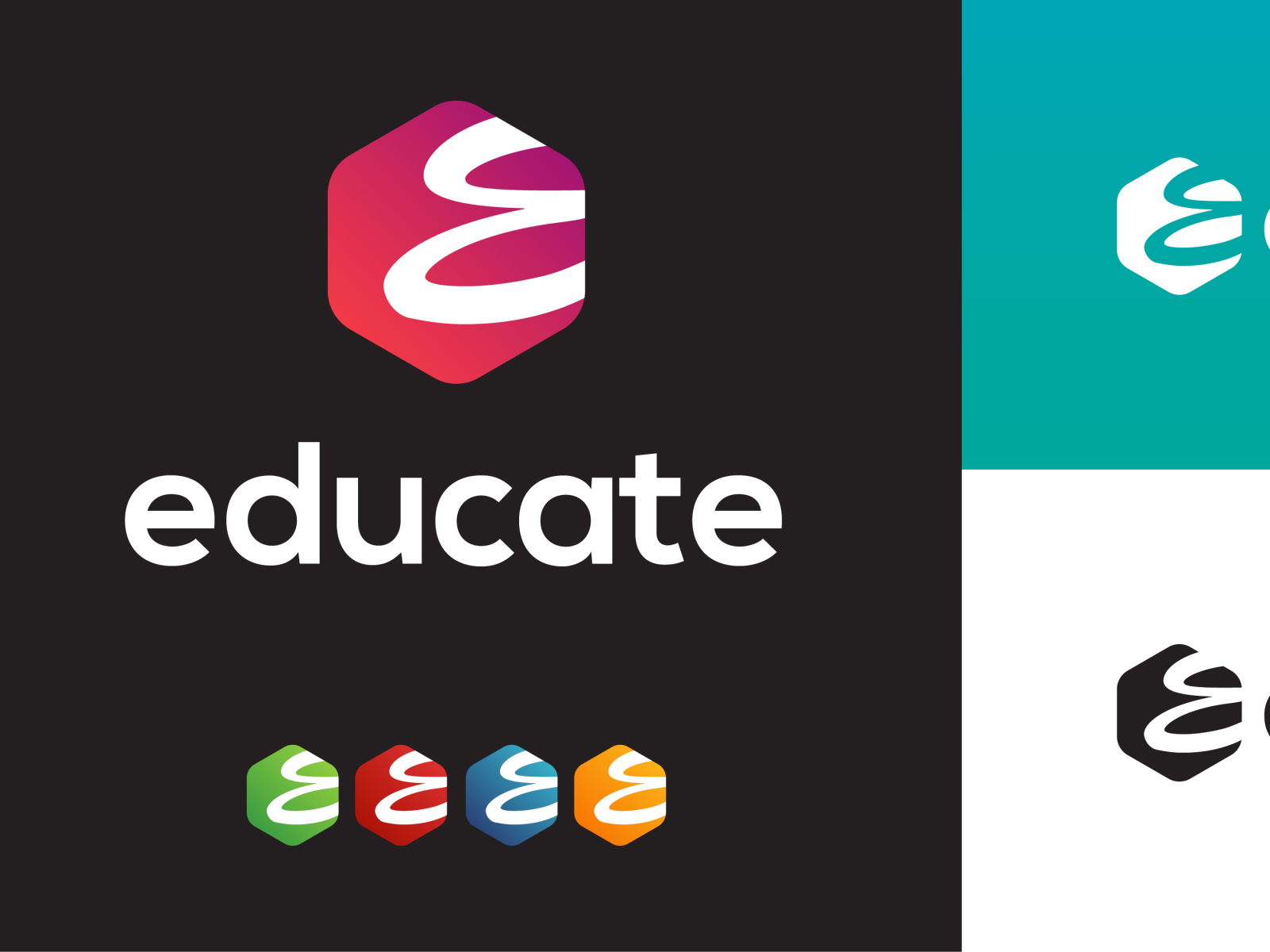 Educate Logo Design by Akib Mahmud on Dribbble