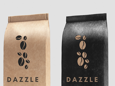 DAZZLE COFFE design logo