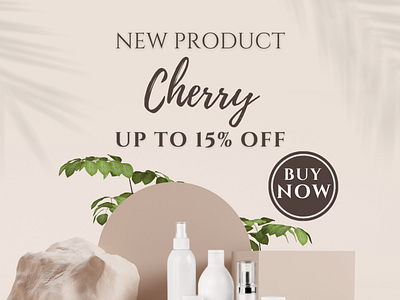 Cherry Cosmetic Content Design branding content design design graphic design logo tasarı