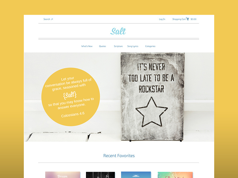 Dribbble Salt