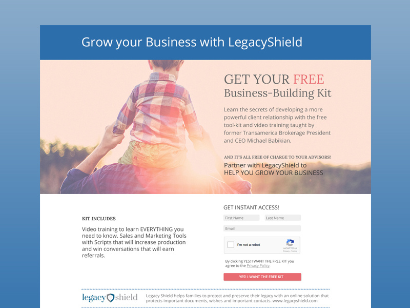 Legacy Shield cta business