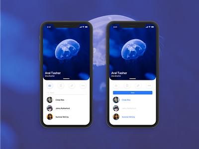 Share Feature 010 blue button challenge daily ui daily ui 010 dailyui 010 dribbble jellyfish share share button share buttons social share 010 ui uiux ux