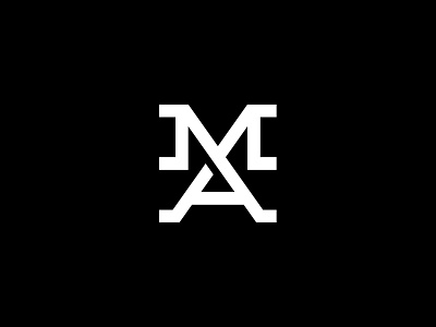 MA Monogram a brand identity branding identity lettering lettermark logo design logotype m ma mark minimalist monogram type typography wordmark