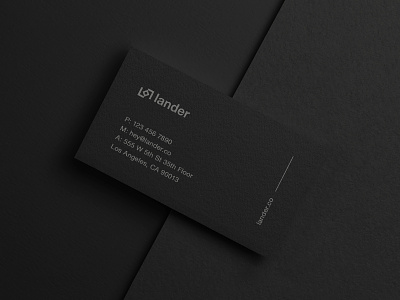 Lander Brand Identity Design agency brand branding brasil dark design film flag frame identity logo minimalist production studio video