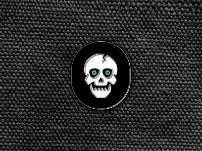 Unused Skull Design brand branding dead design eyes head icon identity logo mark minimalist pin skateboard skull symbol